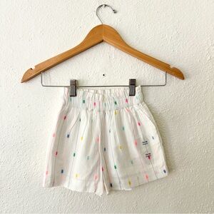 Gap Baby Girls Embroidered White Shorts